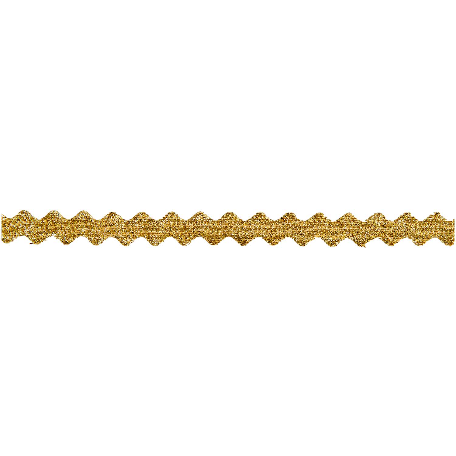 Gold Wavy Glitter Ribbon