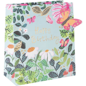 Medium Butterfly Garden Gift Bag