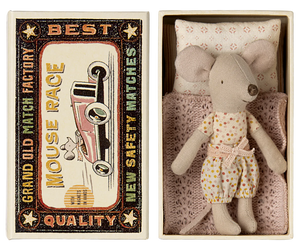 Little Sister Mouse In Matchbox