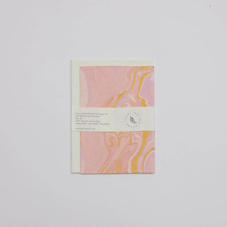 Marshmallow Marble Card
