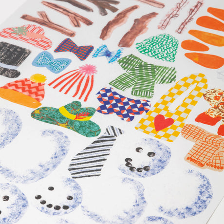 Make your own Christmas Cards Snowman Set