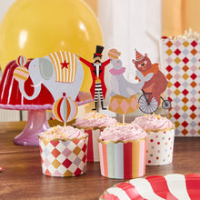Load image into Gallery viewer, Circus Food Picks &amp; Cups Set