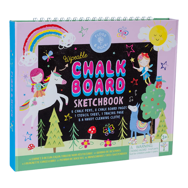 Rainbow Fairy Chalk Board Sketchbook