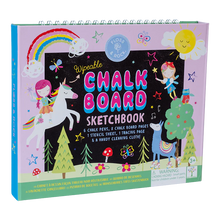 Load image into Gallery viewer, Rainbow Fairy Chalk Board Sketchbook