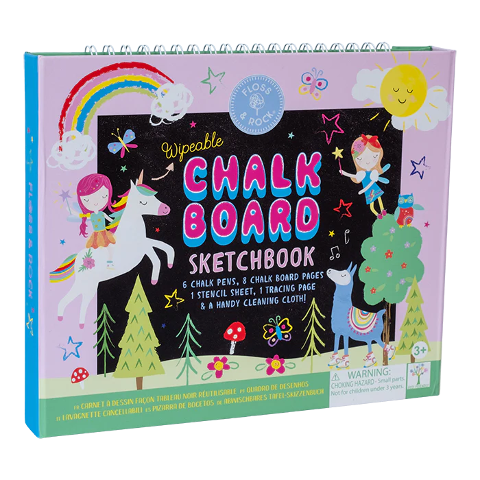 Rainbow Fairy Chalk Board Sketchbook