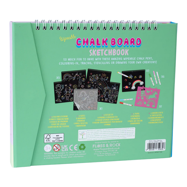 Rainbow Fairy Chalk Board Sketchbook