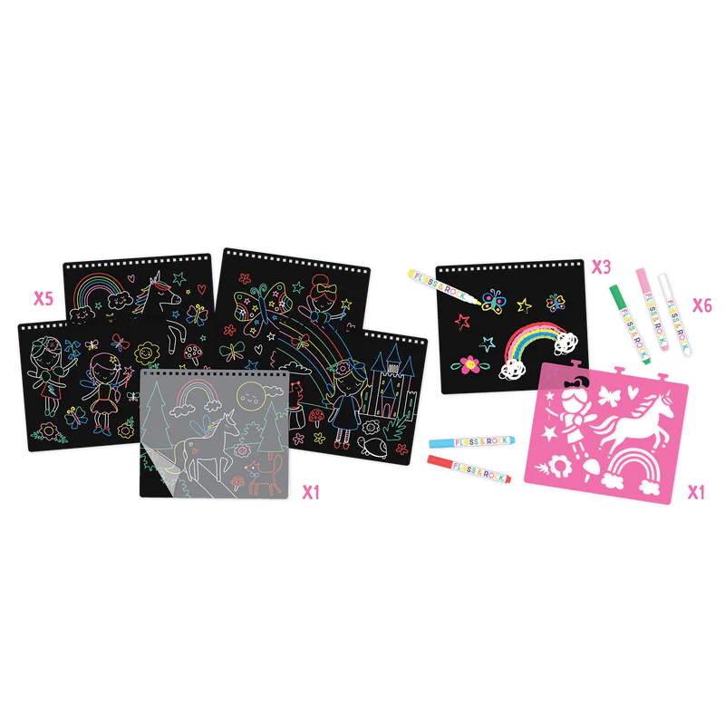 Rainbow Fairy Chalk Board Sketchbook