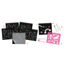 Load image into Gallery viewer, Rainbow Fairy Chalk Board Sketchbook