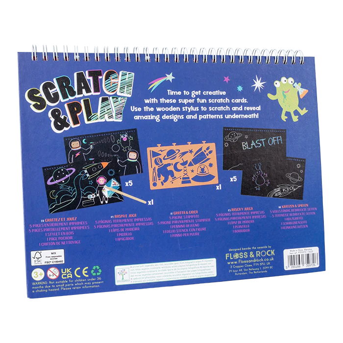 Space Scratch & Play Pad