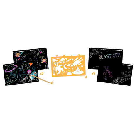 Space Scratch & Play Pad