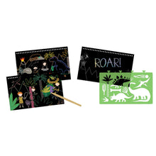 Load image into Gallery viewer, Dinosaur Scratch &amp; Play Pad