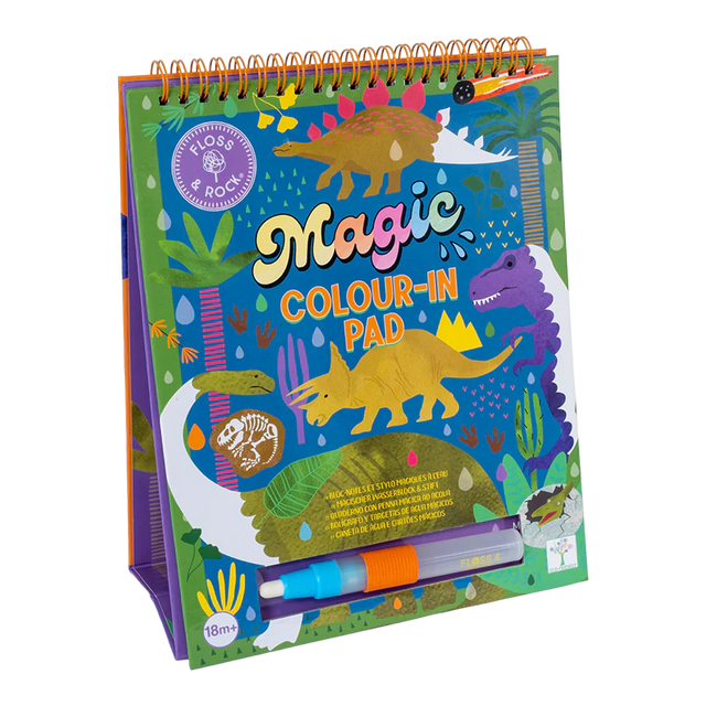 Dinosaur Magic Colour In Easel Pad