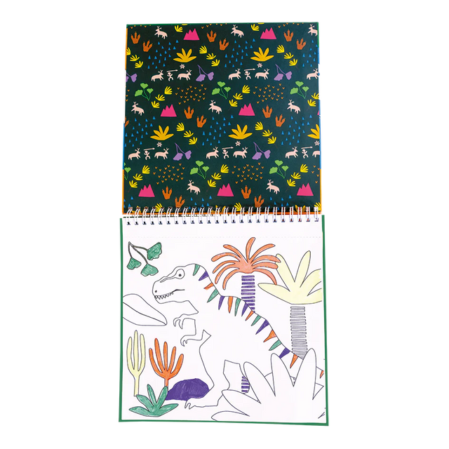 Mess Free Dinosaur Colouring Pad