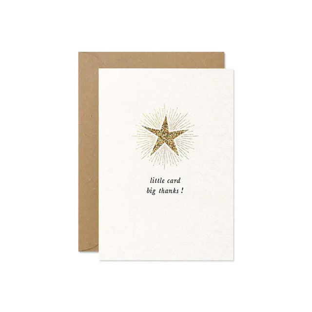 Mini Big Thanks Card
