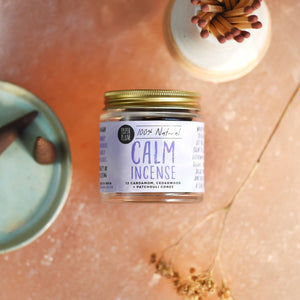 Calm Incense Jar of Incense Cones