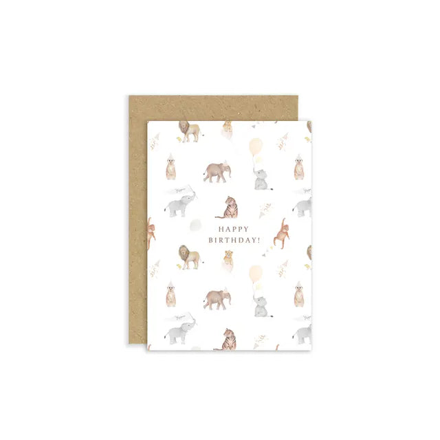 Safari Birthday Card