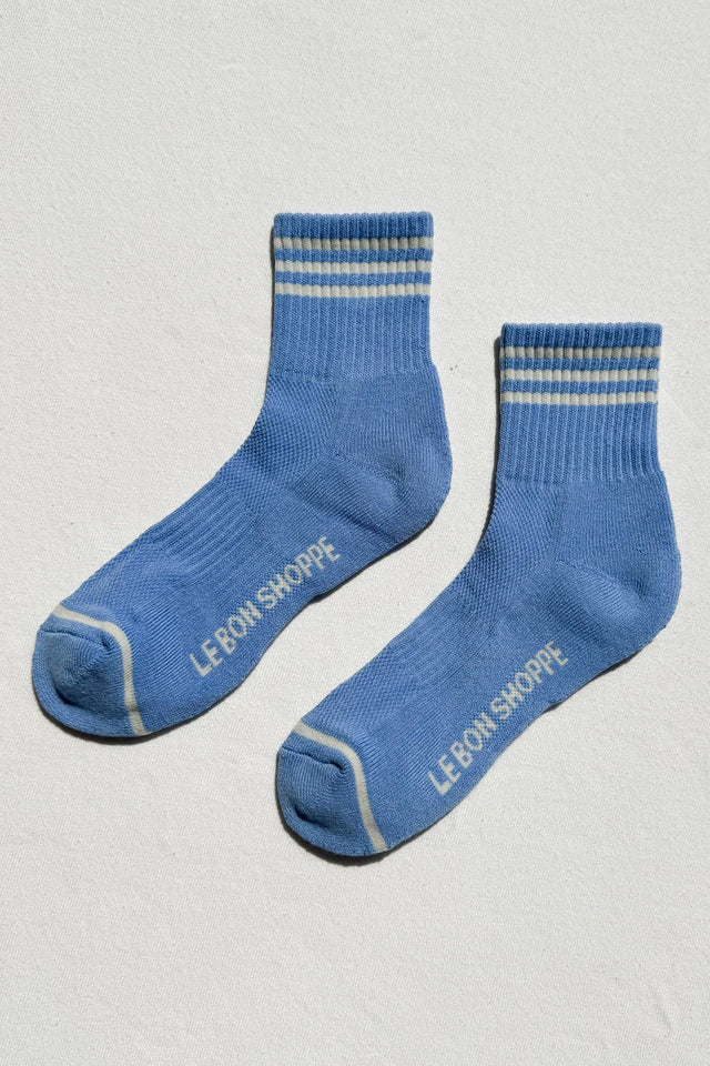 Girlfriend Socks: Parisian Blue