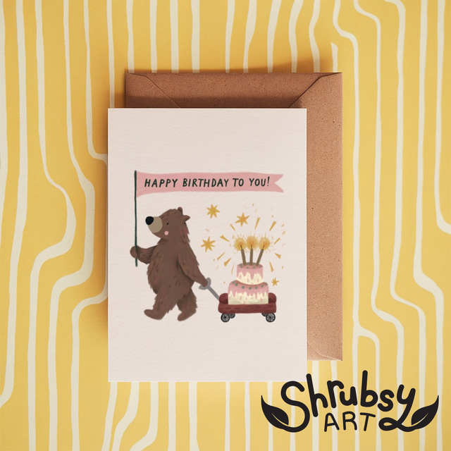Birthday Bear Card