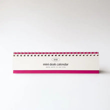 Load image into Gallery viewer, 2025 Mini Pink Desk Calendar