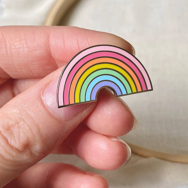 Pastel Rainbow Enamel Pin