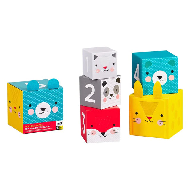 Friendly Faces Touch & Feel Nesting Blocks