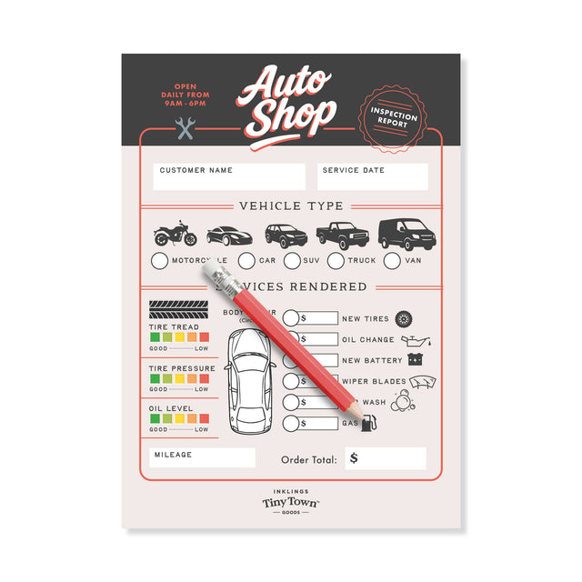 Auto Shop Play Notepad