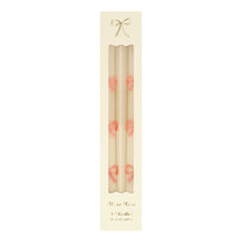 Load image into Gallery viewer, Pink Bow Taper Candles