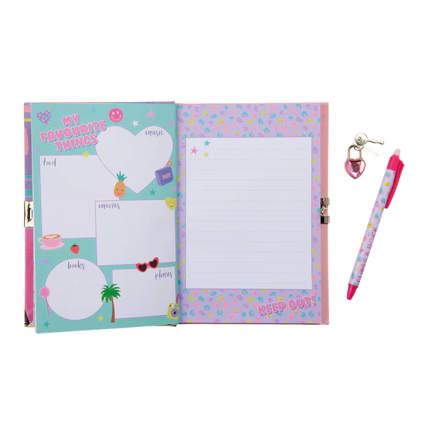 Fashion Friends Lockable Diaries