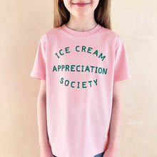 Load image into Gallery viewer, Strawberry Ice Cream Appreciation Society Kid&#39;s T-shirt
