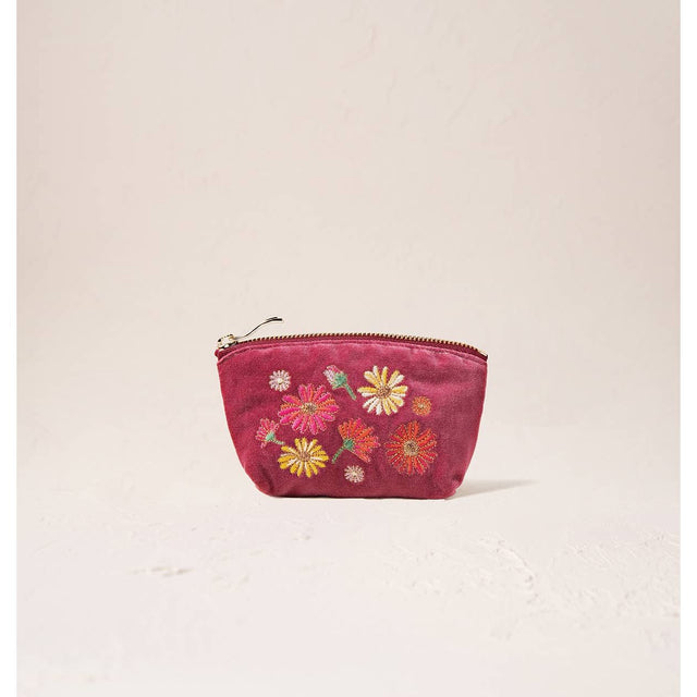 Wildflower Coin Purse - Rose