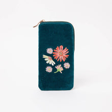 Load image into Gallery viewer, Wildflower Velvet Glasses Case