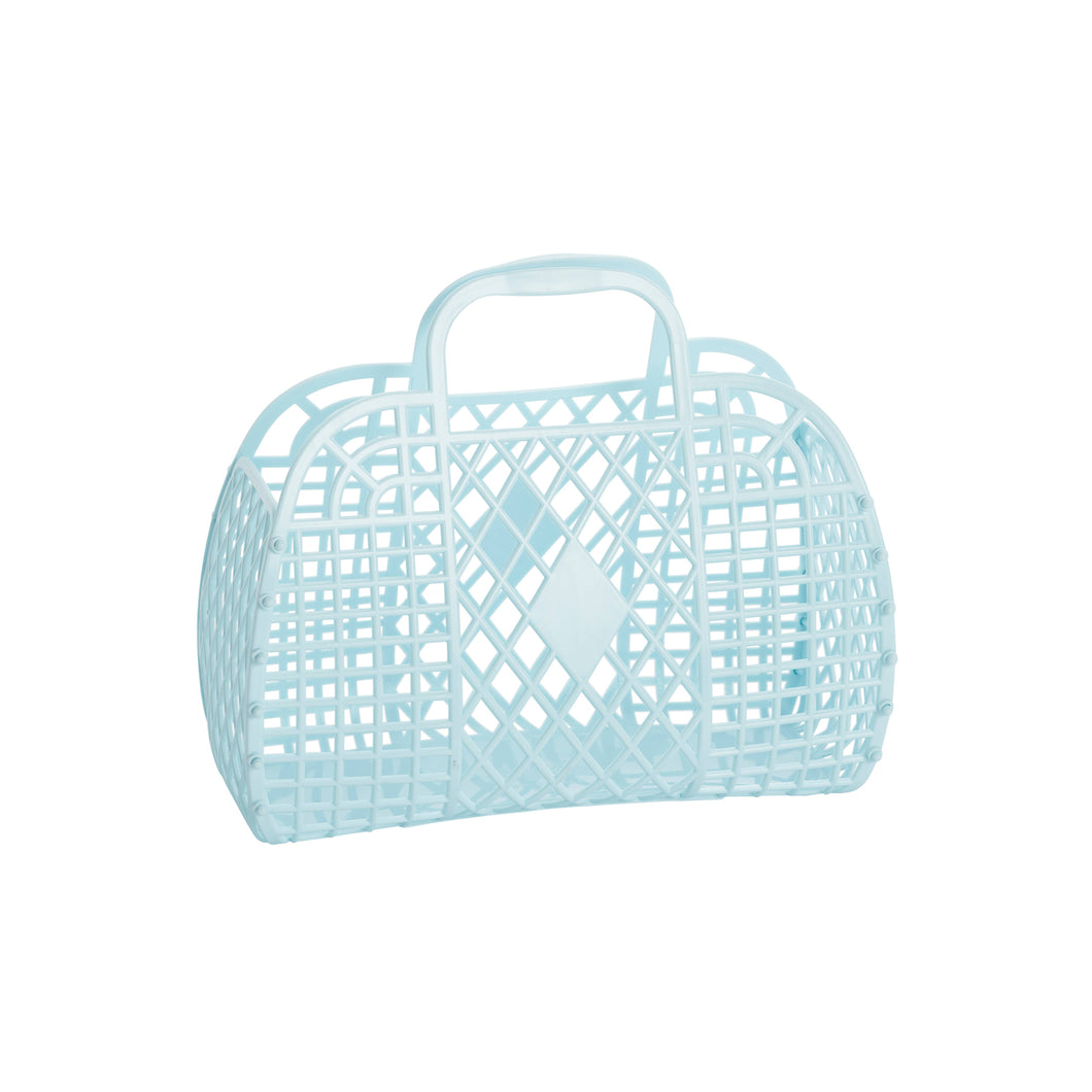 Small Retro Basket Jelly Bag: Blue