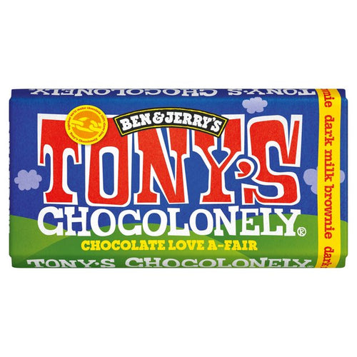 Tony's Ben & Jerry's Choc Fudge Brownie Bar 180g