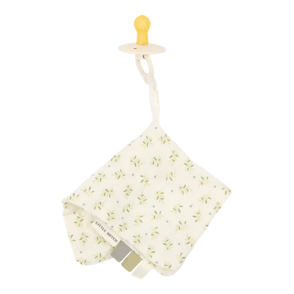 Pacifier Muslin Cloth: Blueberry Leaves