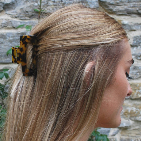Tortoiseshell Resin Claw Hair Clip