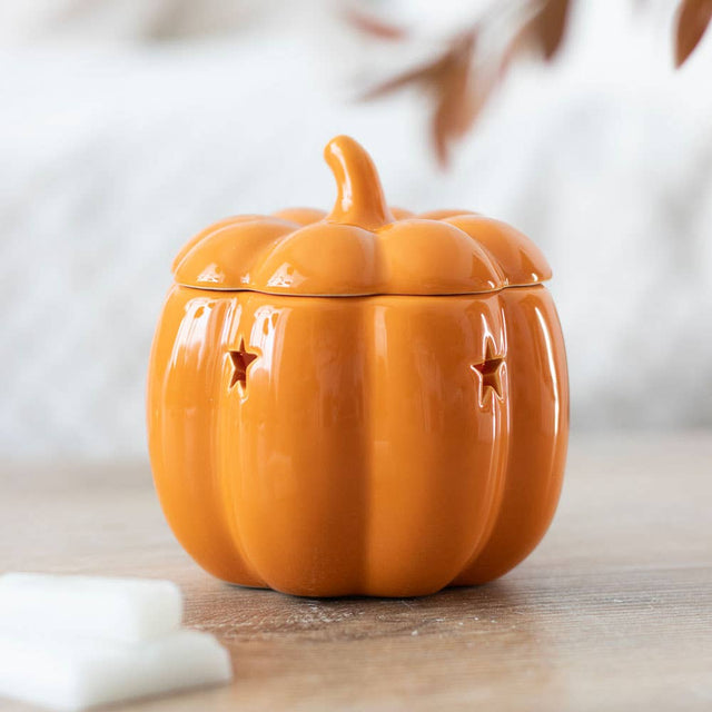 Orange Pumpkin Wax Melt Burner
