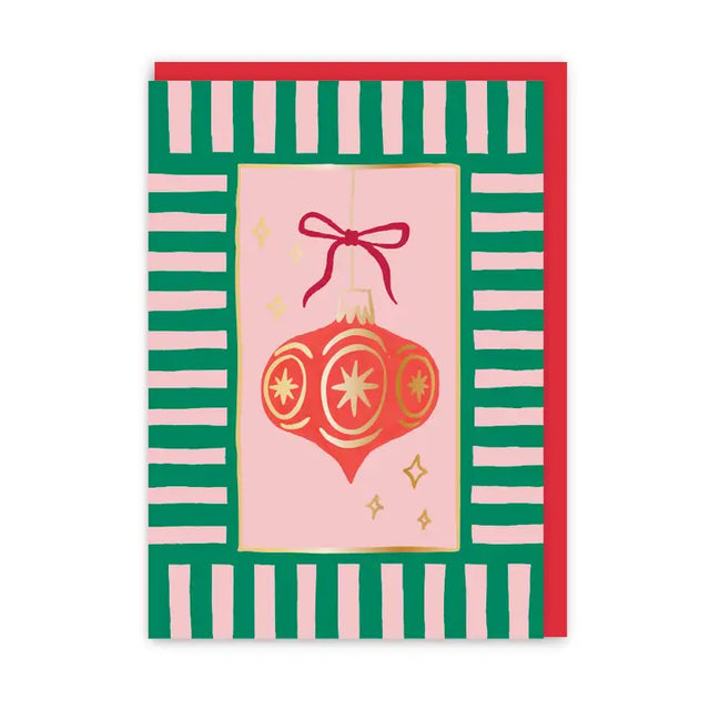 Christmas Bauble Card