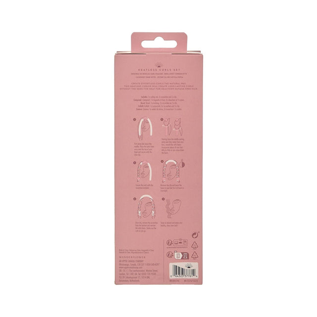 4pc Satin Heatless Curls Set