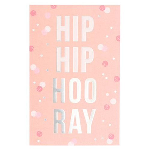 Hip Hip Hooray Pink Card