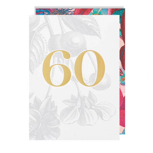Age 60 Kew Gardens Birthday Card
