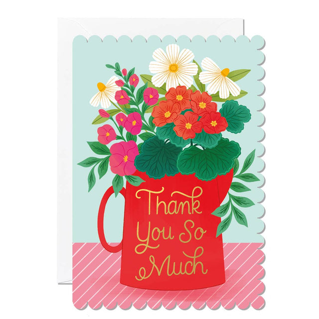 Thank You So Much Vase Card
