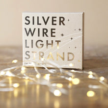 Load image into Gallery viewer, Silver LED Wire String Lights