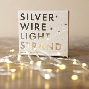 Silver LED Wire String Lights