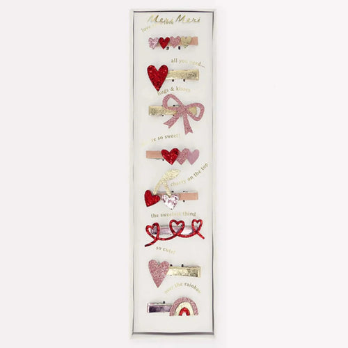 Valentine’s Hair Clips