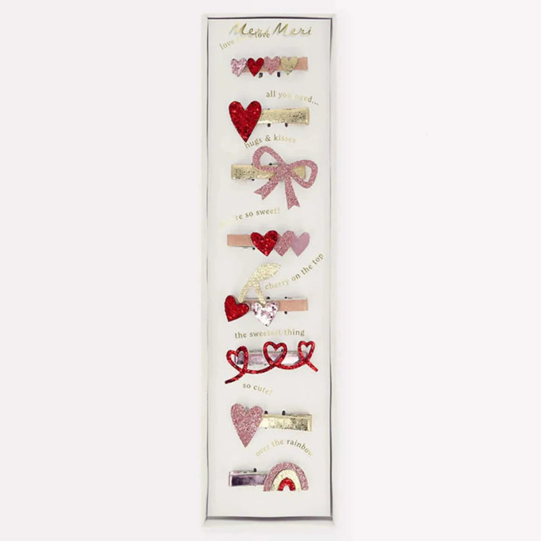 Valentine’s Hair Clips