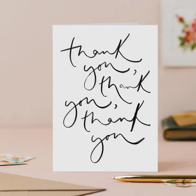 Thank You Thank You Card