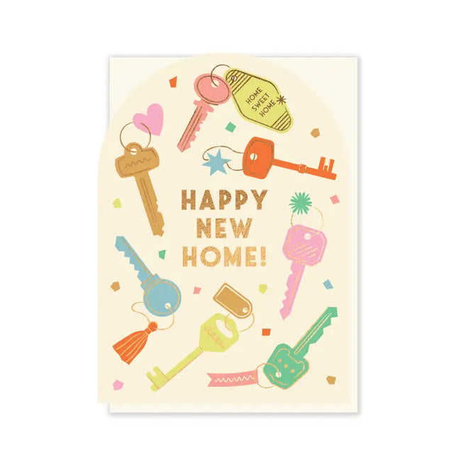 House Keys New Home Card