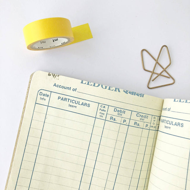Vintage Paper Notebook - Assorted Colours