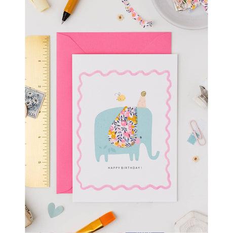 Liberty Elephant Birthday Card