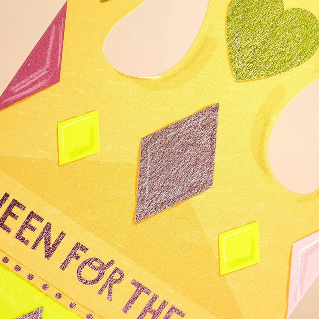 Queen for the Day' card